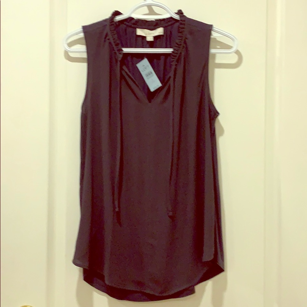 Midnight blue Loft top